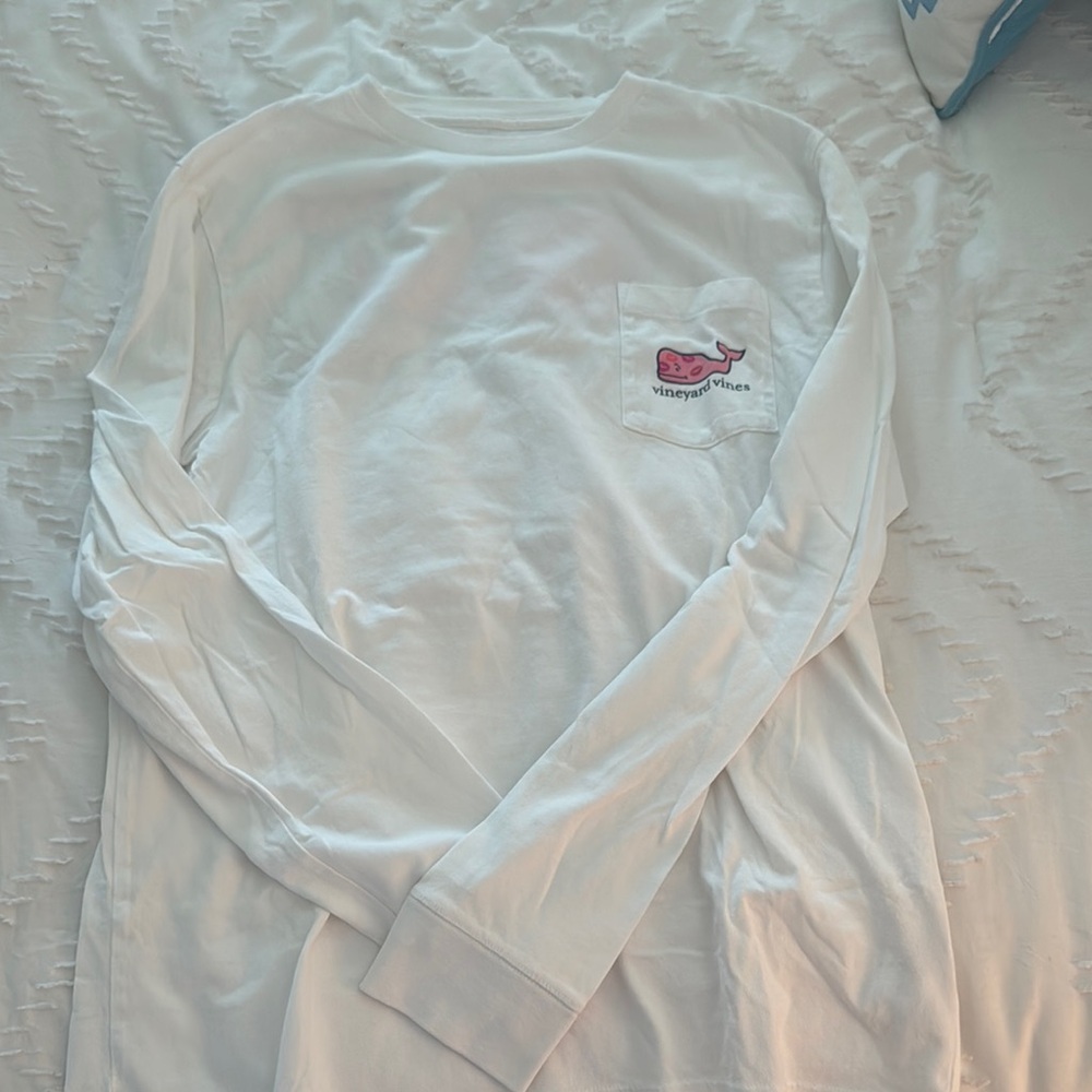 Vineyard Vines Classic White Long Sleeve Tee
